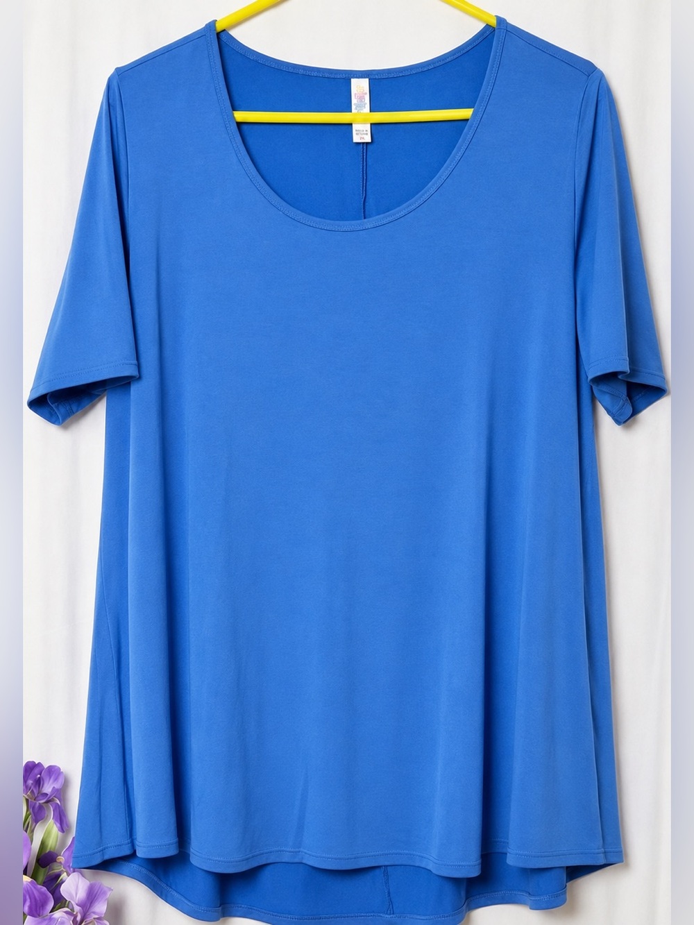 LuLaRoe Blue Women's Perfect T Tunic Top Size Medium